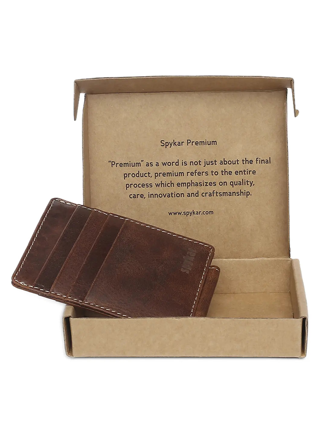 Spykar Men Tan Leather Money Clips