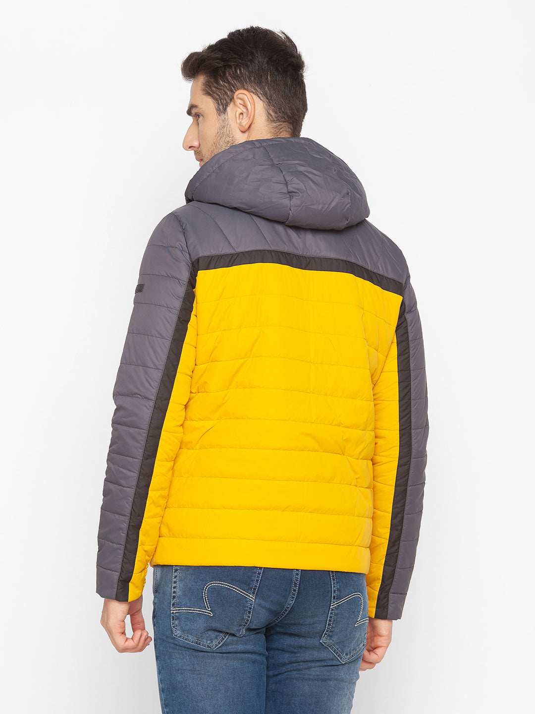 Spykar Yellow Polyester Men Jacket