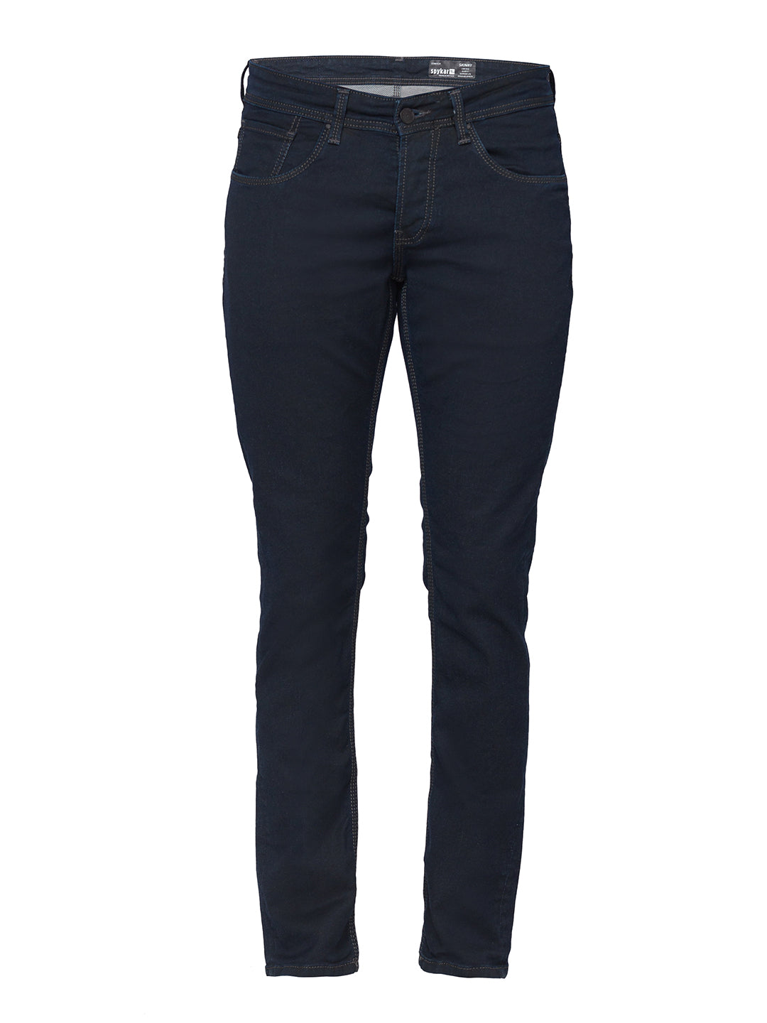 Spykar Men Blue Cotton Slim Fit Narrow Length Jeans (Skinny)