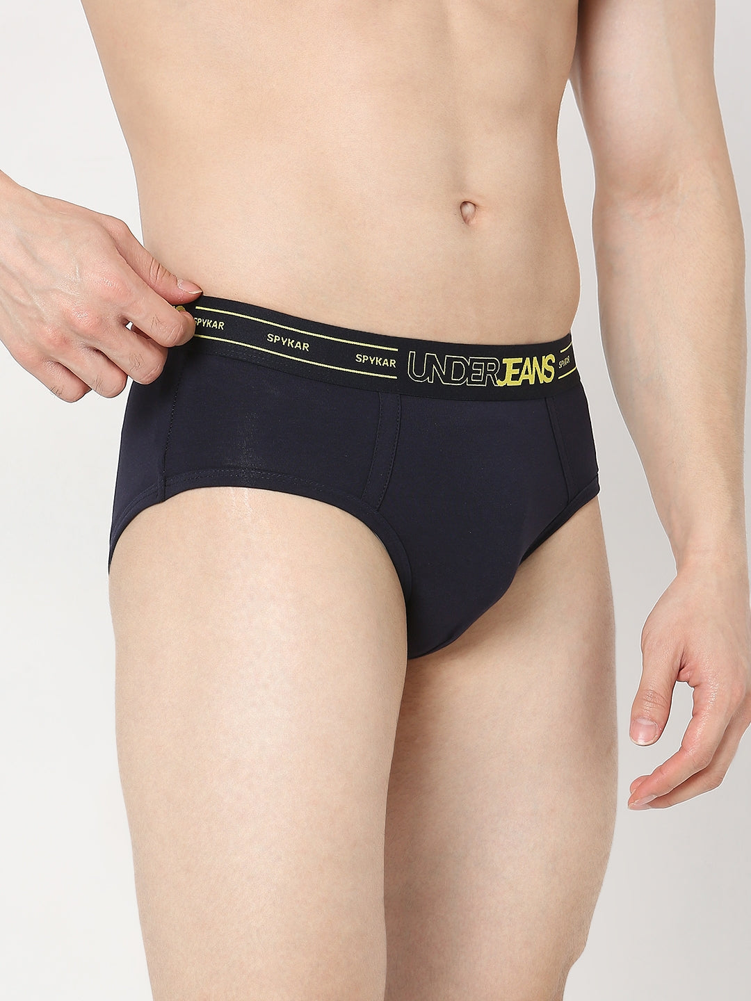 Underjeans by Spykar Men Premium Navy Brief