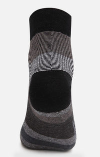 Men Premium Anthra Ankle Length (Non Terry) Single Pair Of Socks- Underjeans By Spykar