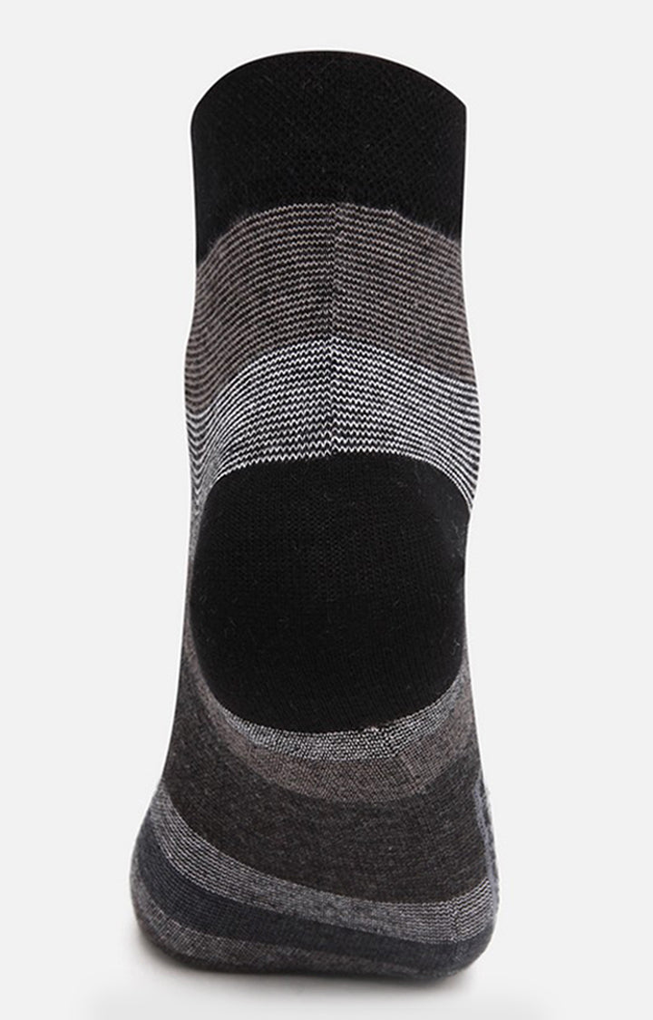 Men Premium Anthra Ankle Length (Non Terry) Single Pair Of Socks- Underjeans By Spykar