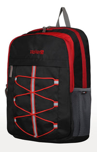 Spykar Black Solid Backpack