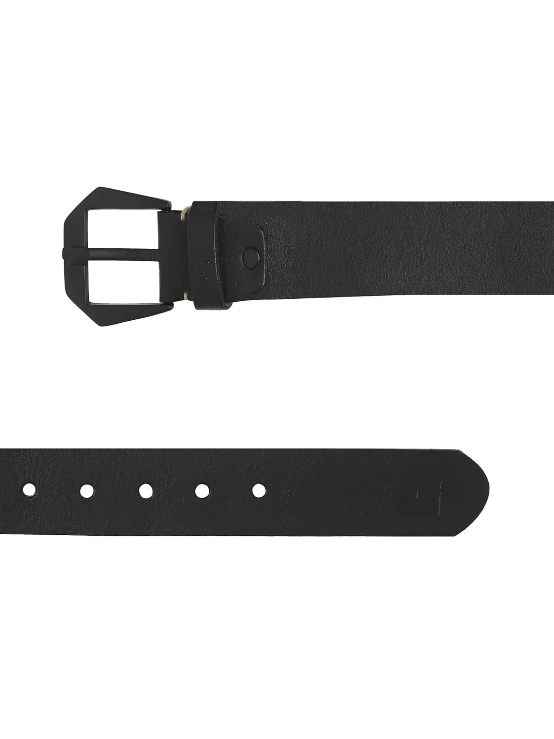 Spykar Men Black Leather Belt