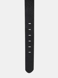 Spykar Black Leather Belt & Wallet Combo