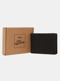 Spykar Men Brown Leather Wallet