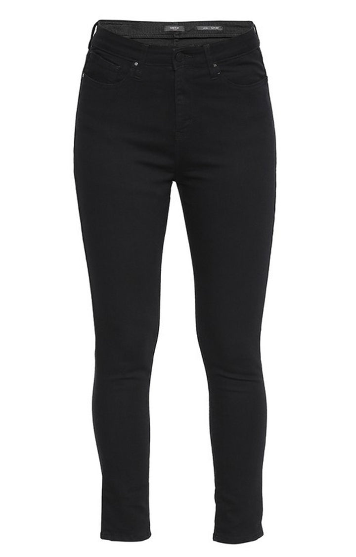 Spykar Women Black Cotton Super Skinny Fit Ankle Length Jeans (Alexa)