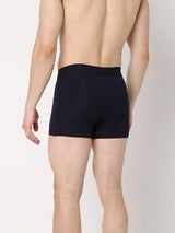 Underjeans By Spykar Men Premium Navy & Olive Cotton Blend Regular Fit Trunk - Pack Of 2
