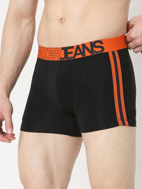 Underjeans by Spykar Men Premium Pack of 2 Black - White Trunk