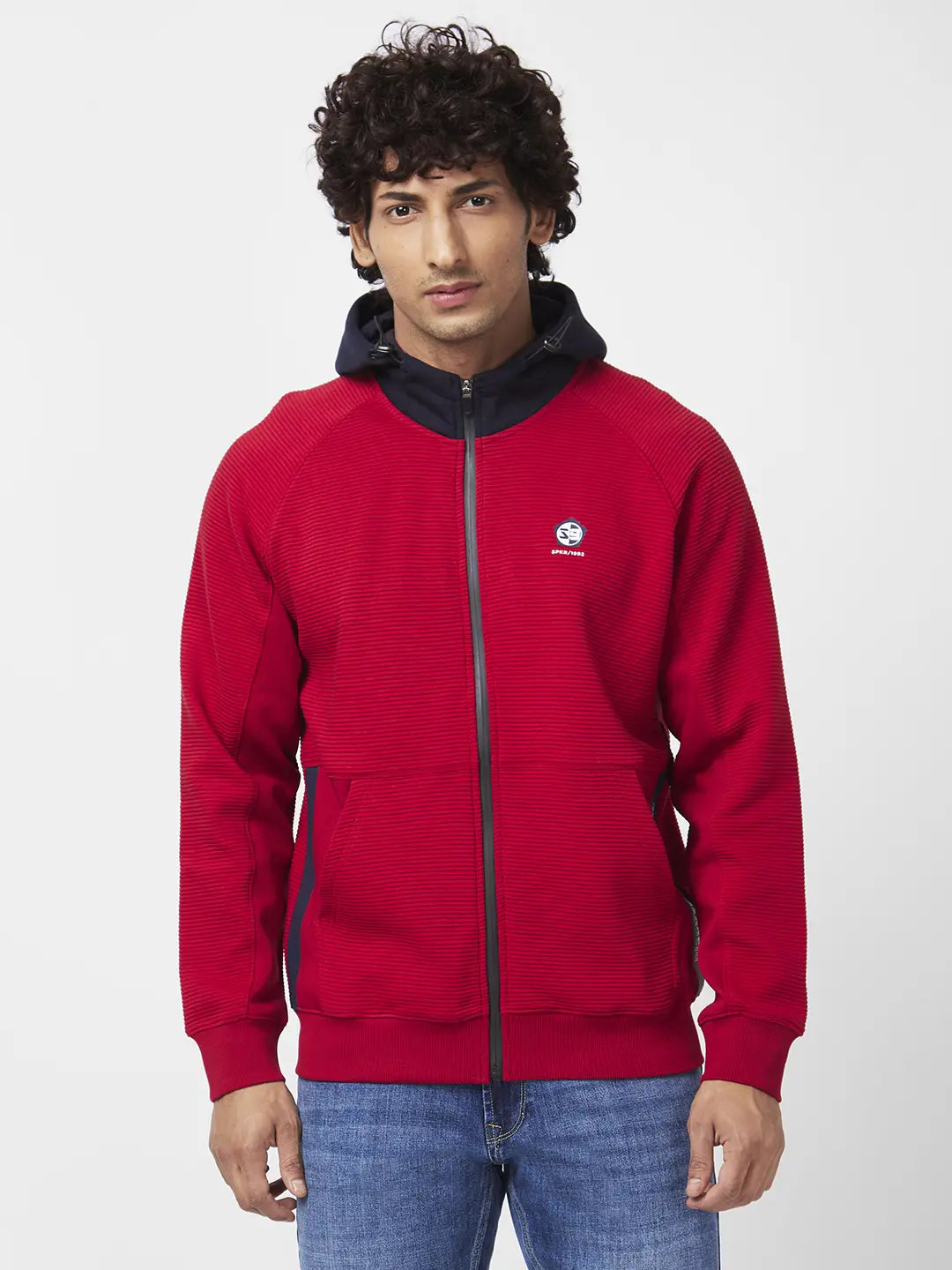 Spykar 2025 hooded sweatshirt