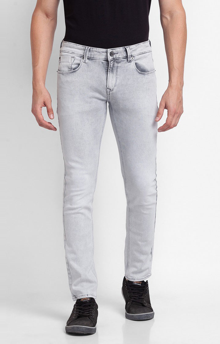 SKINNY FIT JEANS - Mid-grey