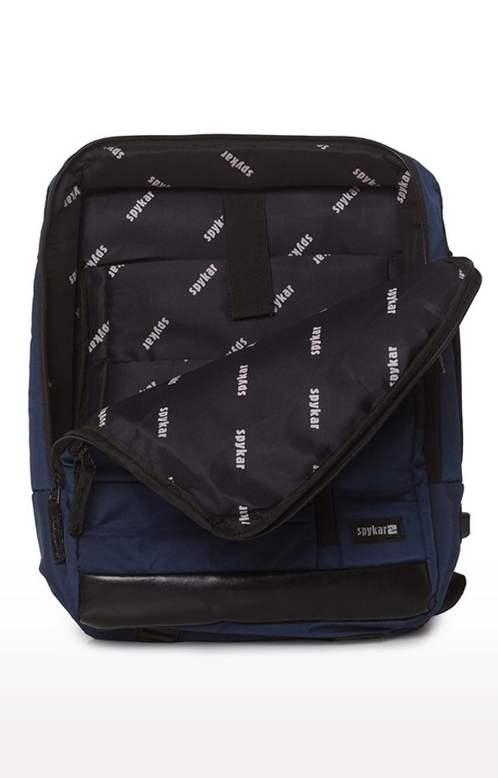 Spykar Blue Polyster Backpack