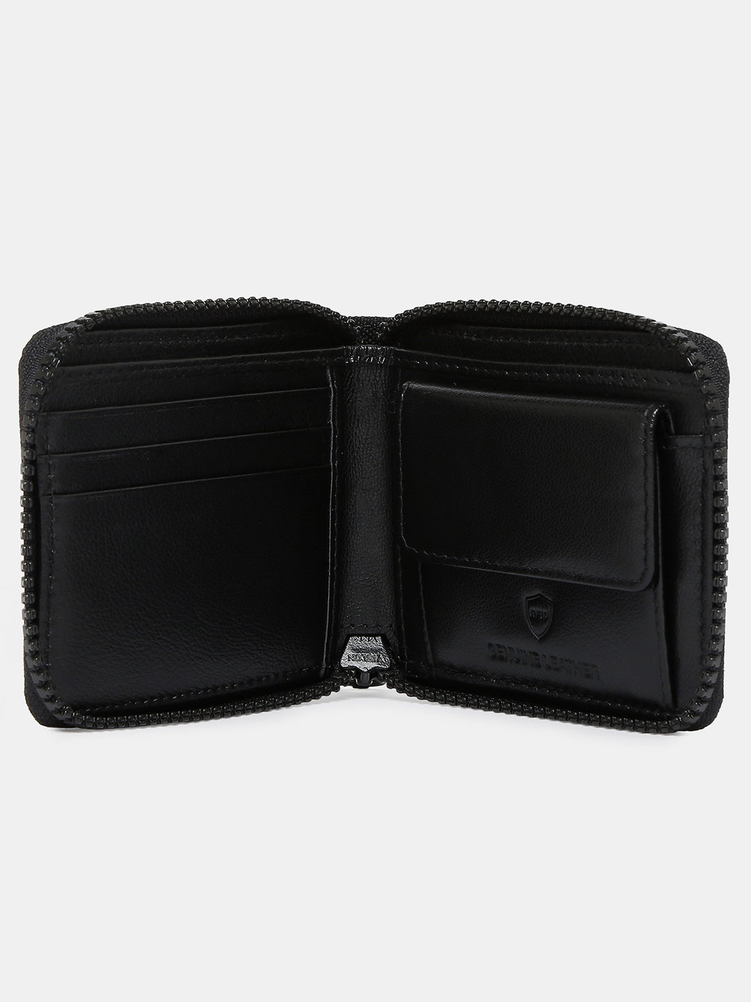 Spykar Men Black Leather Wallet