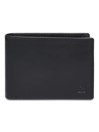 Spykar Men Black Leather Bi-Fold Wallet