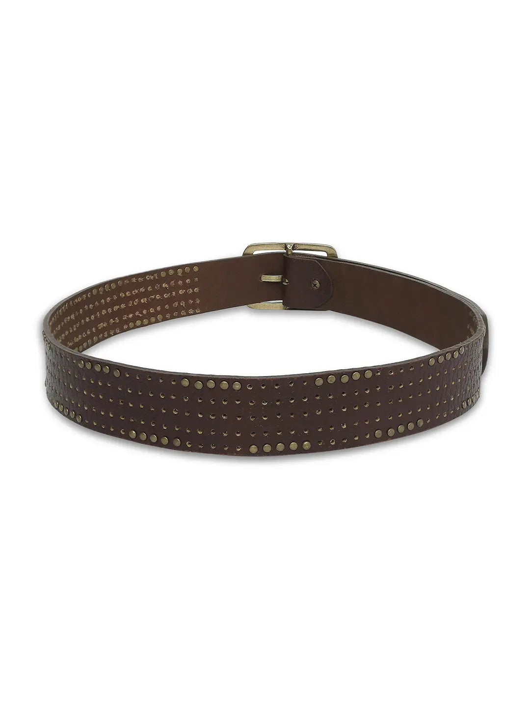 Spykar Men Brown Leather Belt