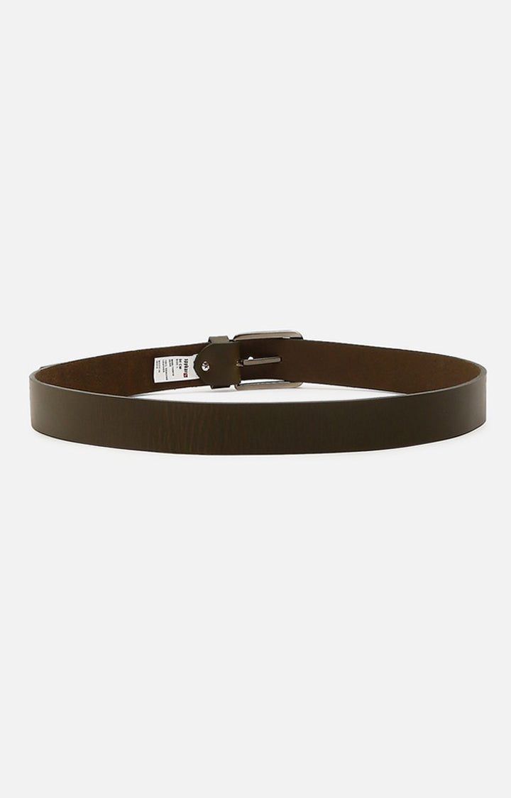 Spykar Men Leather Brown Belt