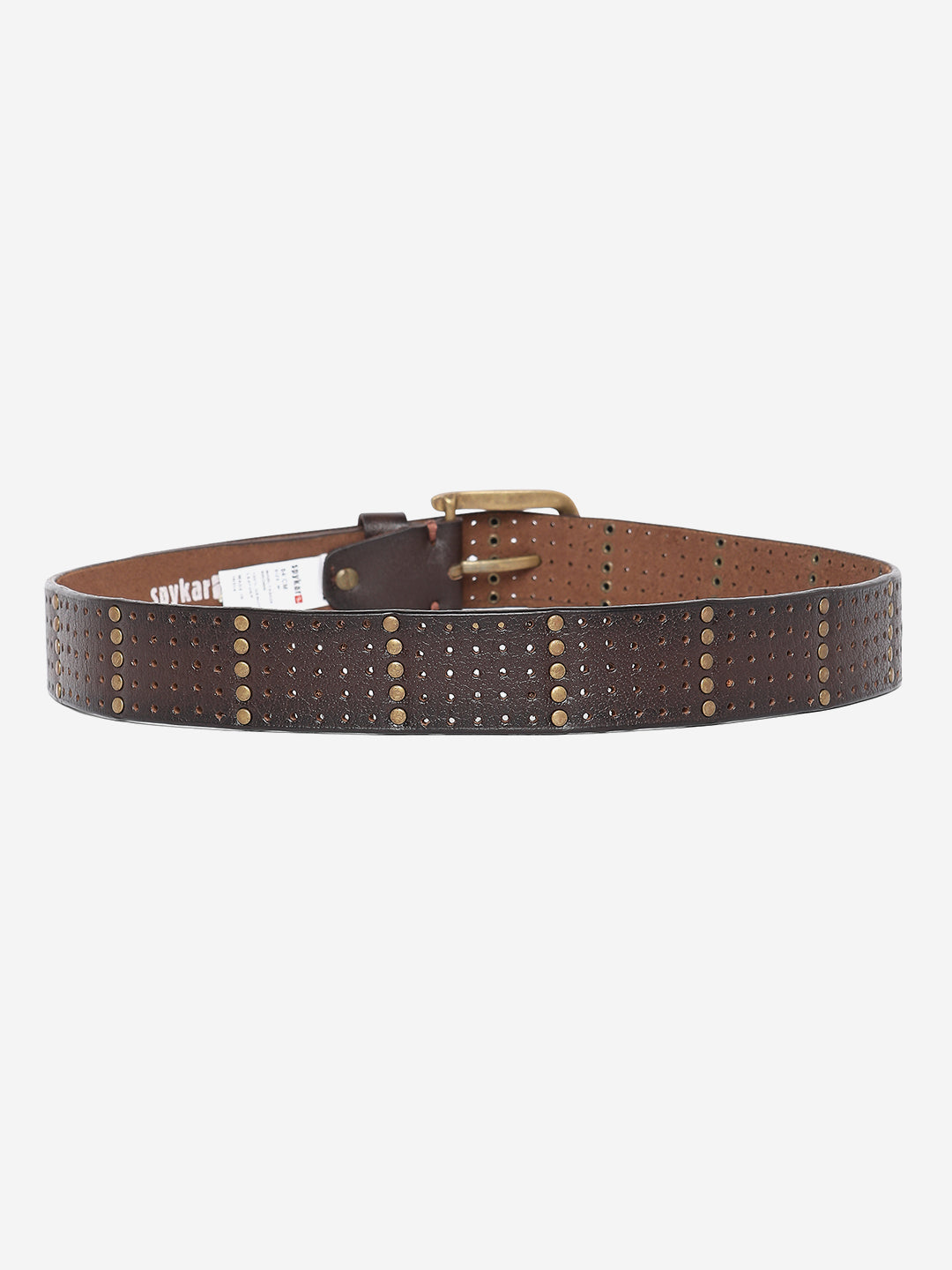 Spykar Men Brown Leather Belt