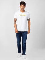 Spykar Men Dark Blue Cotton Regular Fit Narrow Length Jeans (Rover)