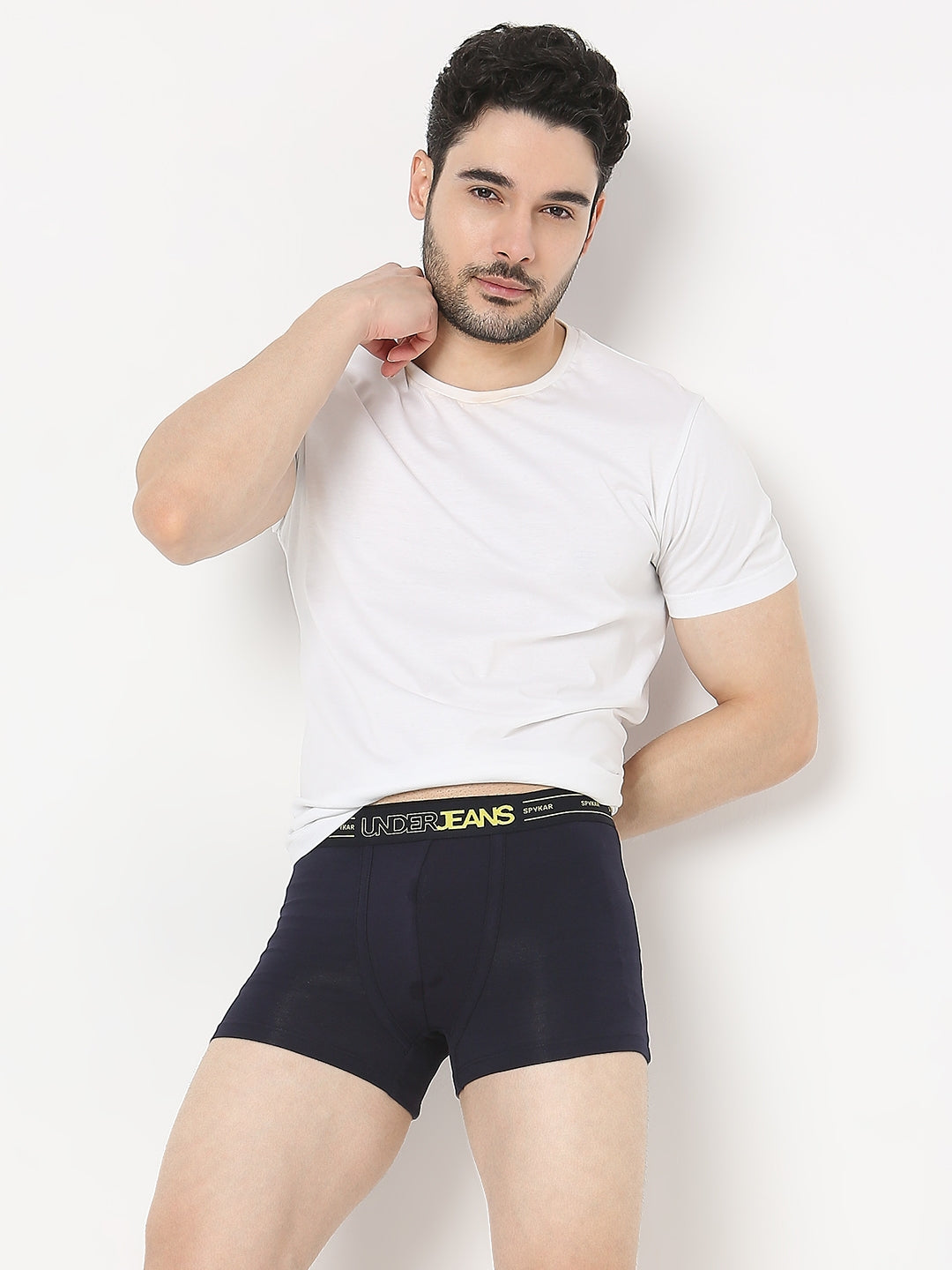 Underjeans by Spykar Men Premium Navy Trunk