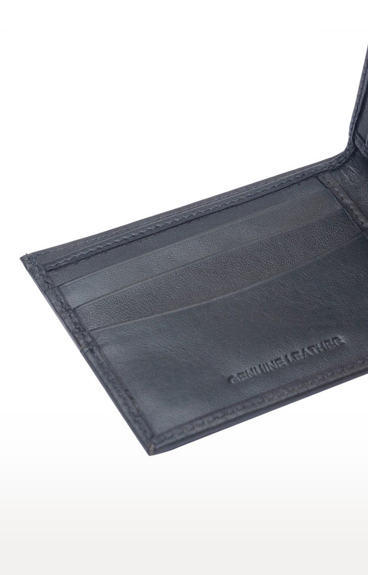 Spykar Men Grey Genuine Leather Wallet