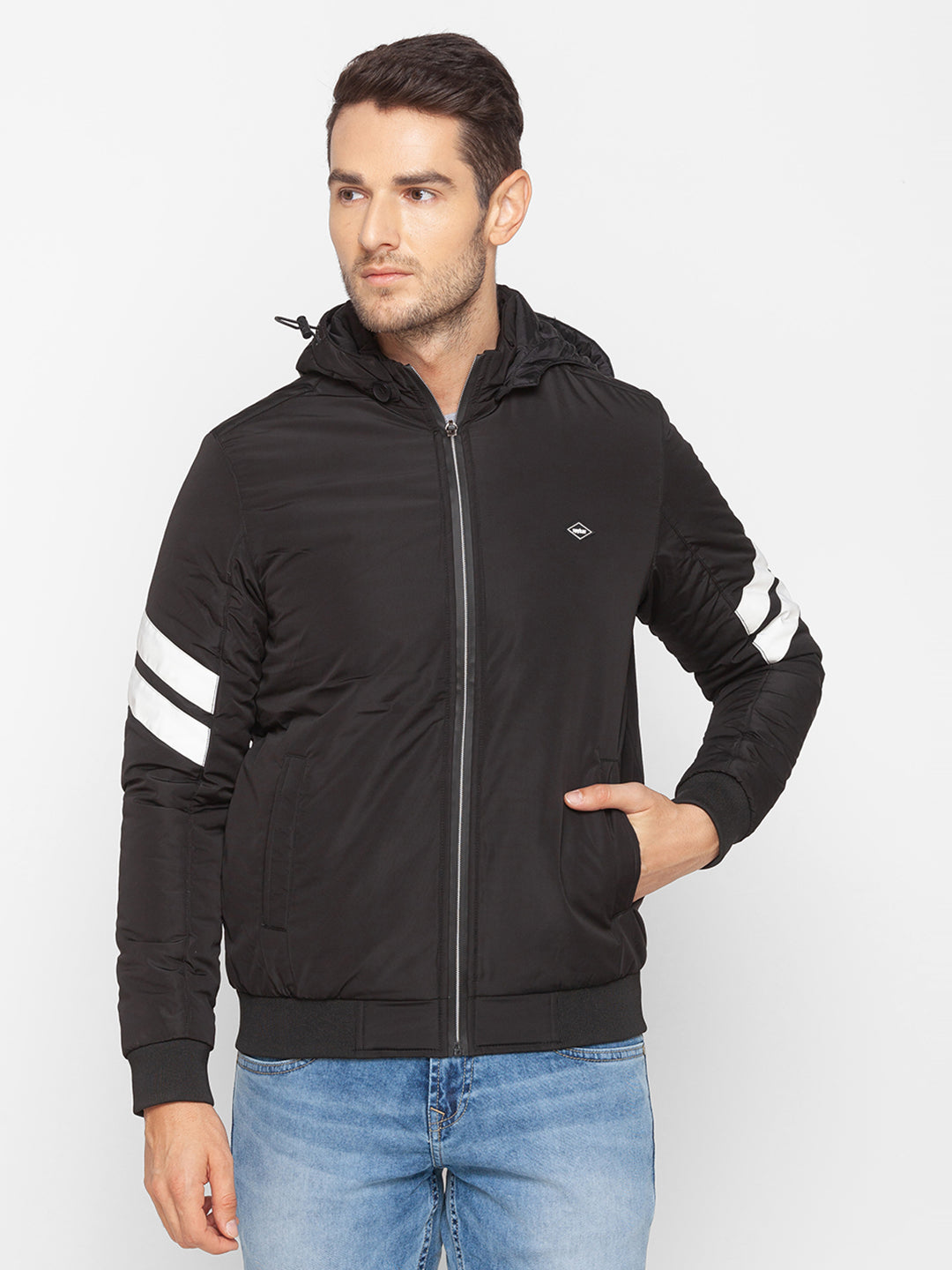 Buy online Black Solid Quilted Jacket from Jackets for Men by Spykar for  ₹4499 at 0% off | 2024 Limeroad.com