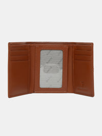 Spykar Men Brown Leather Wallet