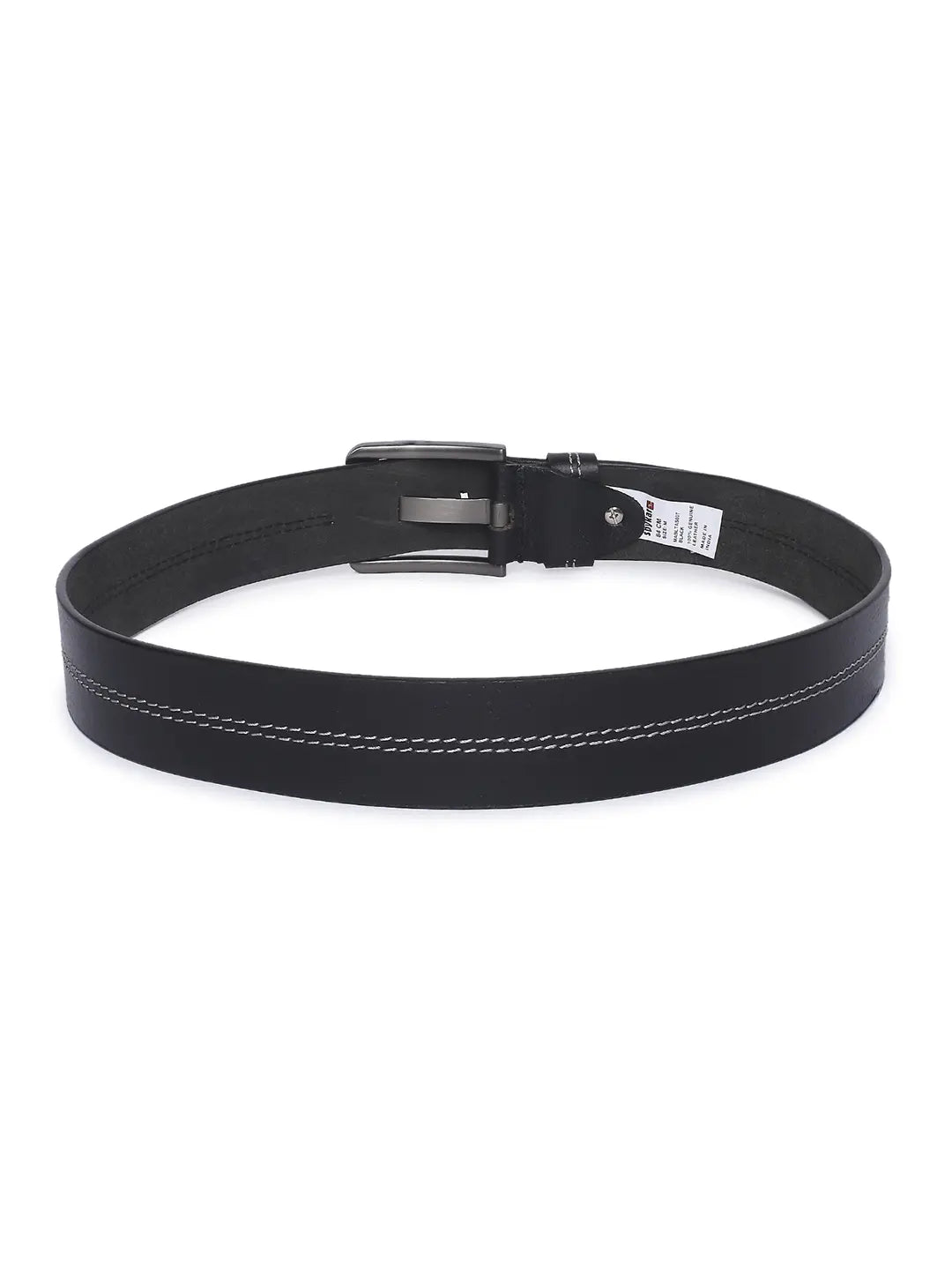 Spykar Men Black Leather Belt