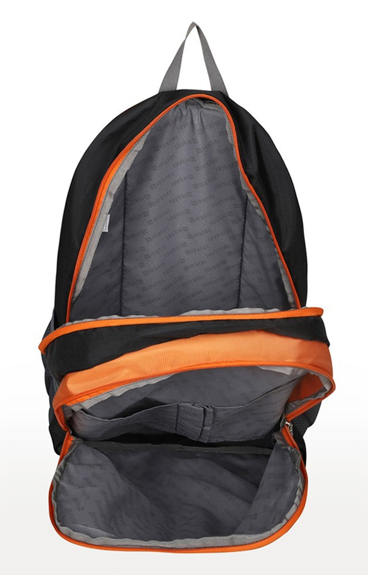 Spykar Black Solid Backpack