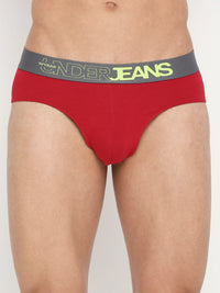 Underjeans By Spykar Men Premium Assorted Cotton Blend Brief Pack Of 2
