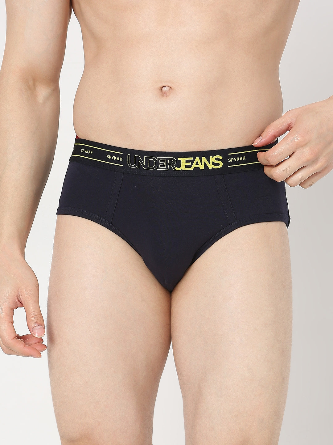 Underjeans by Spykar Men Premium Navy Brief