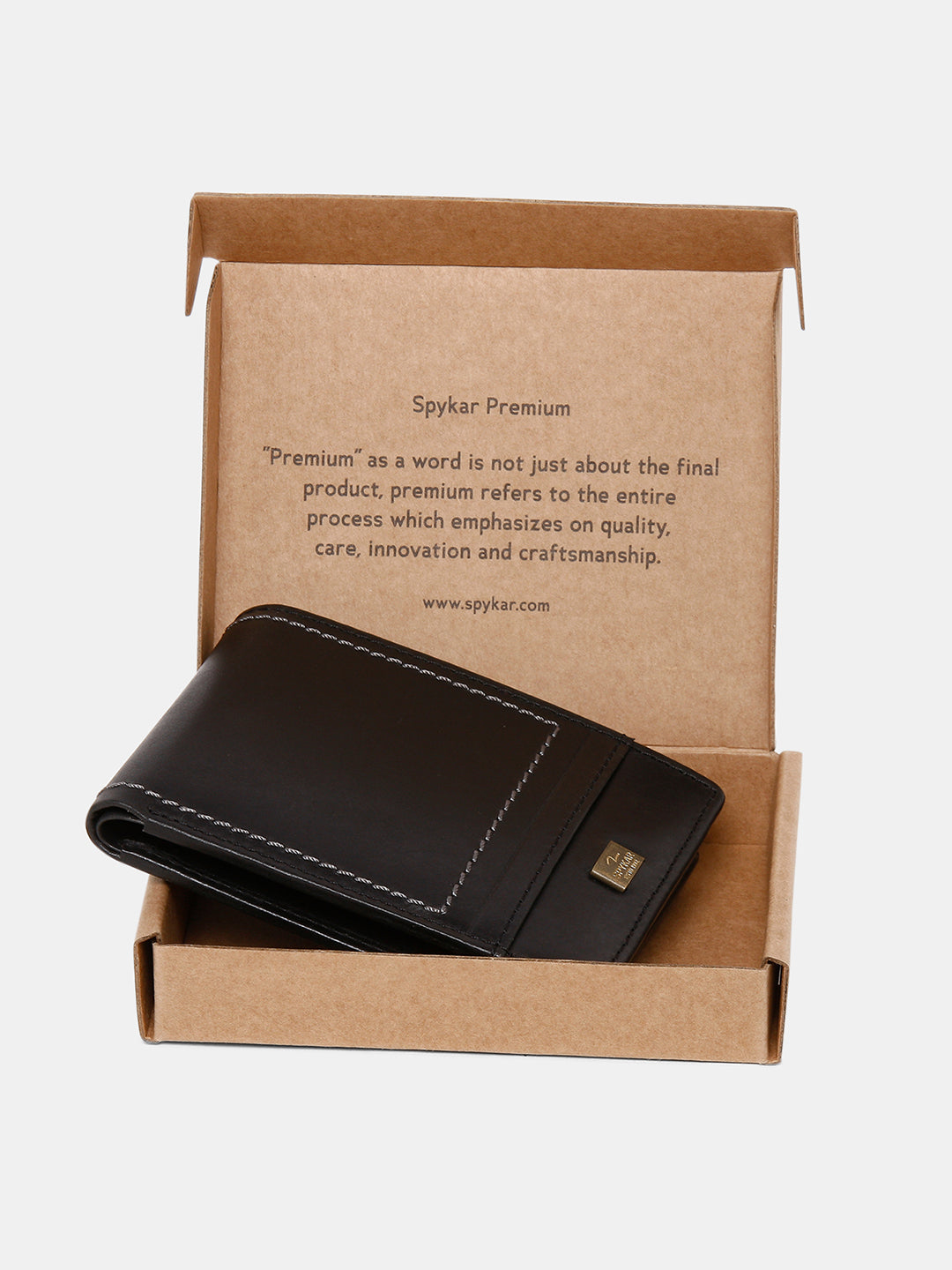 Spykar Men Black Leather Wallet