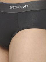Men Premium Assorted Cotton Blend Printed Brief - Pack Of 3- Underjeans By Spykar