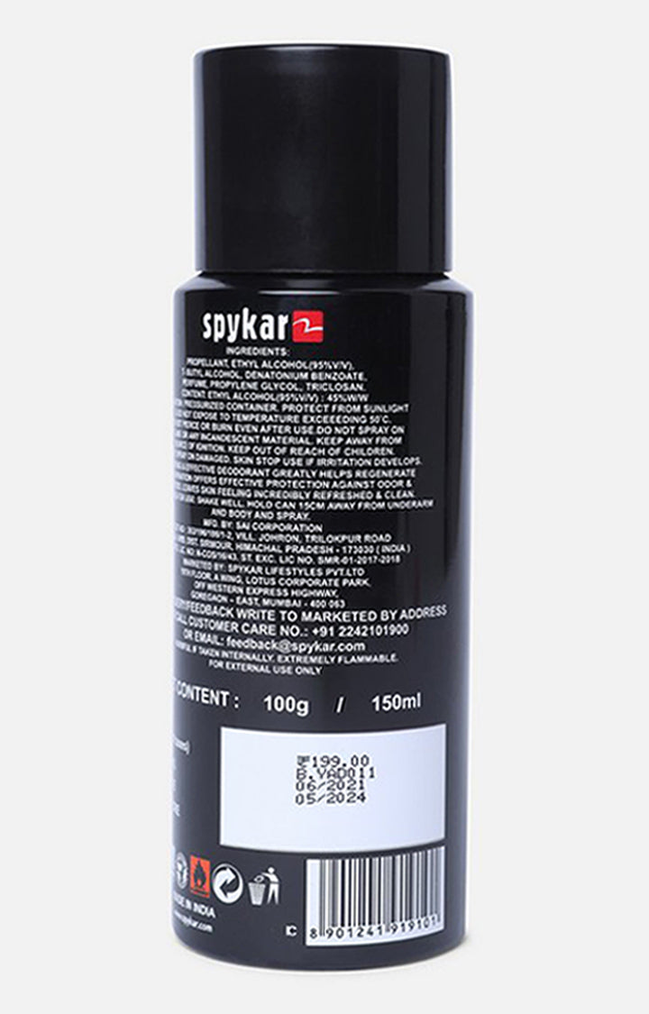 Spykar Brown Belt (Xl) & Olive Deodorant Combo