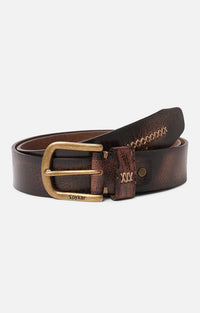 Spykar Men Tan Genuine Leather Belt