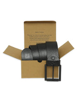 Spykar Men Black Leather Belt