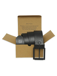 Spykar Men Black Leather Belt