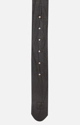 Spykar Men Black Genuine Leather Belt