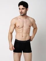 Men Premium Cotton Blend Trunk Pack Of 2- Underjeans By Spykar