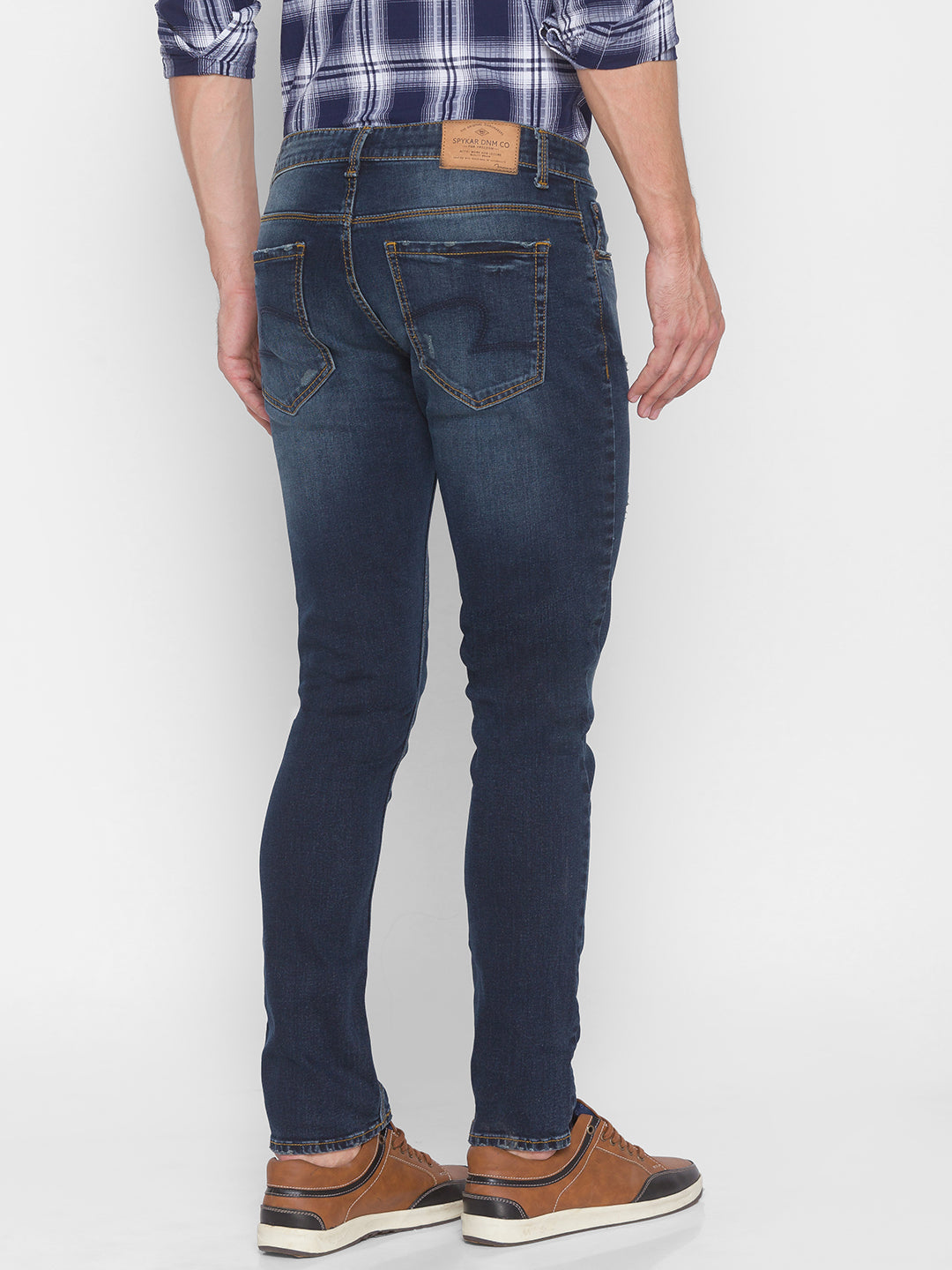 Spykar Black Cotton Men Jeans (Rover)