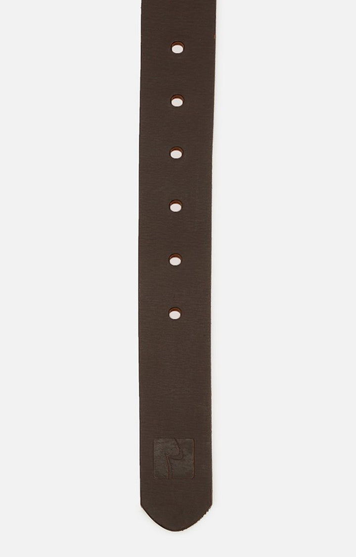 Spykar Men Leather Brown Belt