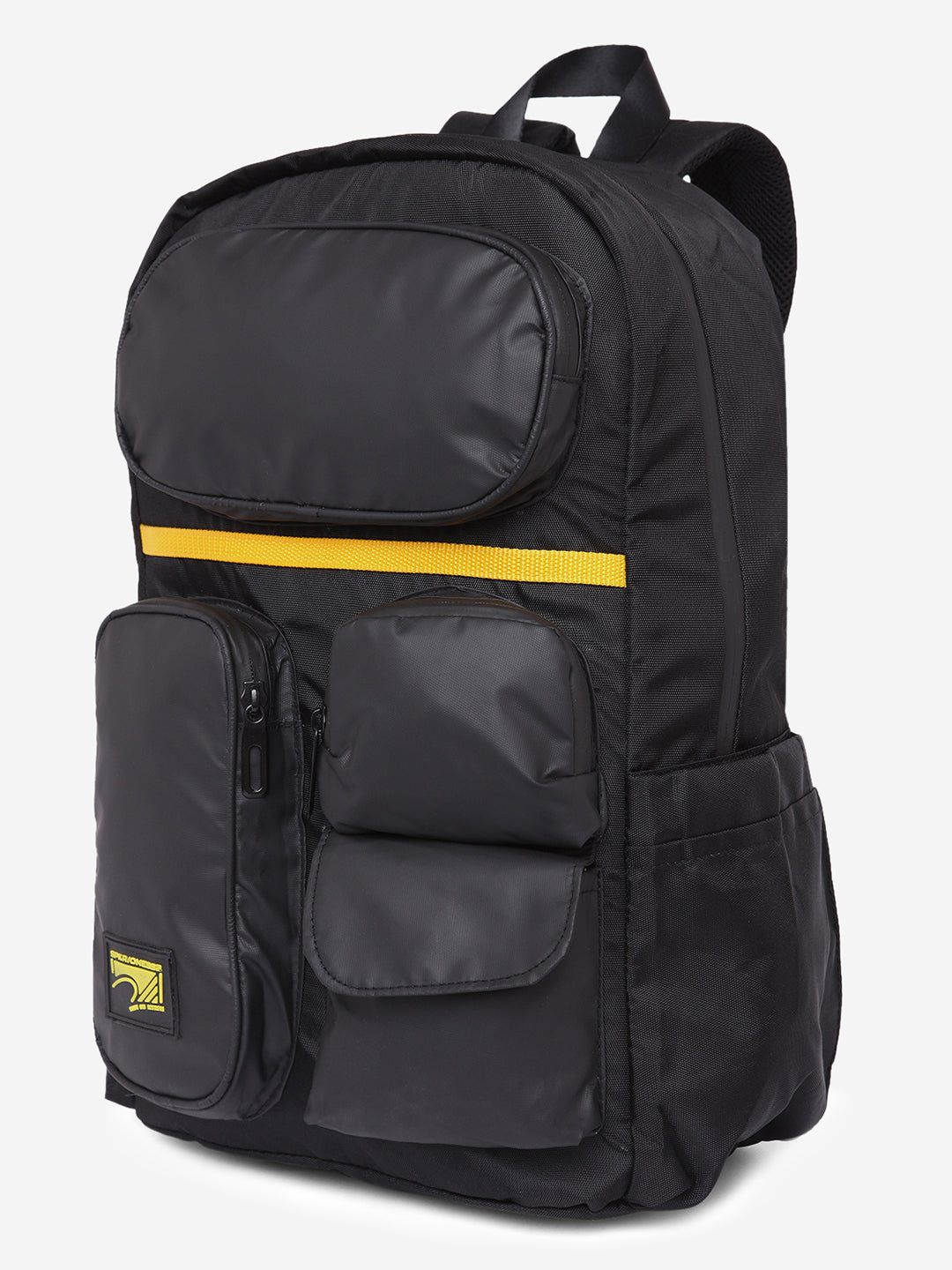 Spykar Black Casual Traveler Backpacks