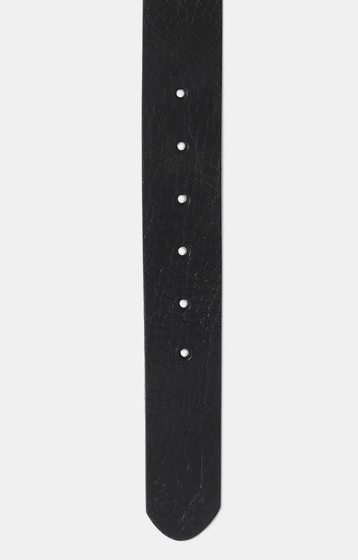 Spykar Men Leather Black Belt