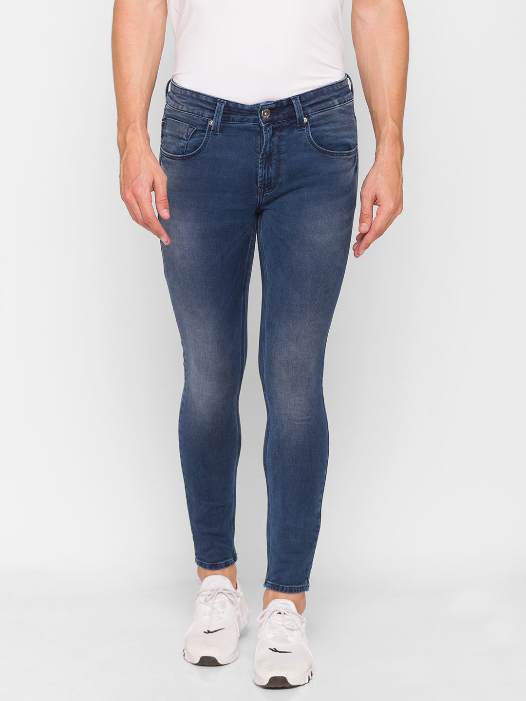 Spykar Blue Cotton Men Jeans (Kano)