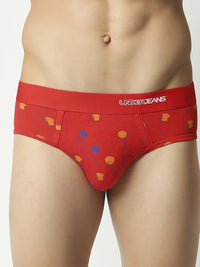 Men Premium Assorted Cotton Blend Printed Brief - Pack Of 3- Underjeans By Spykar