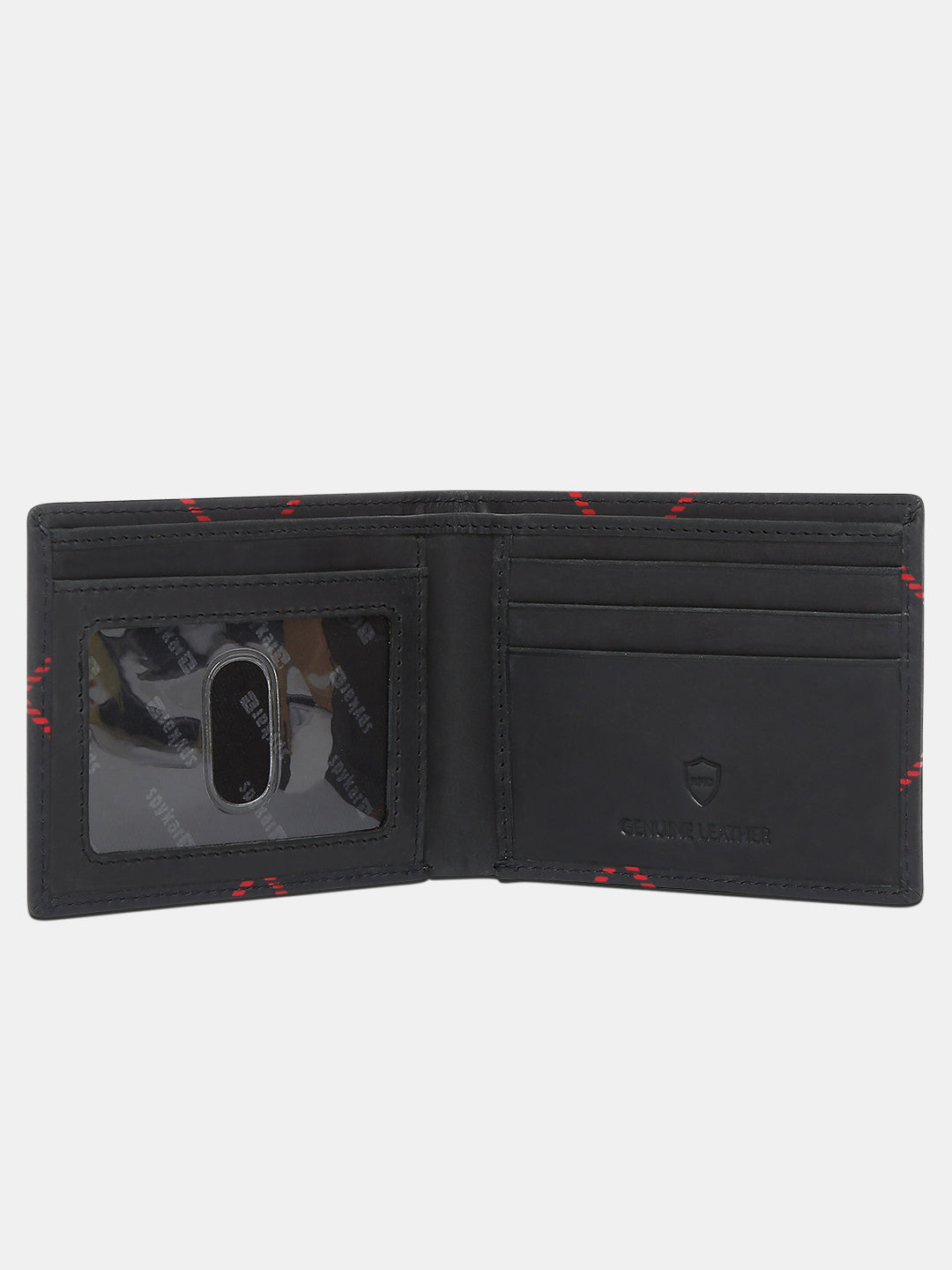 Spykar Men Black Leather Wallet