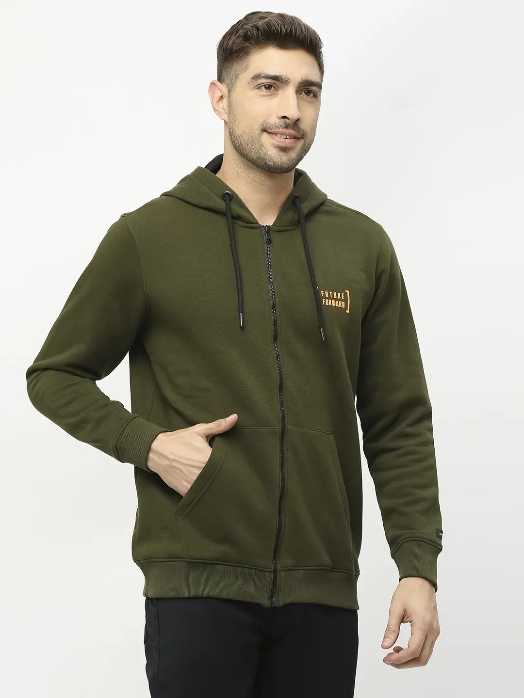 Spykar hot sale hooded sweatshirt