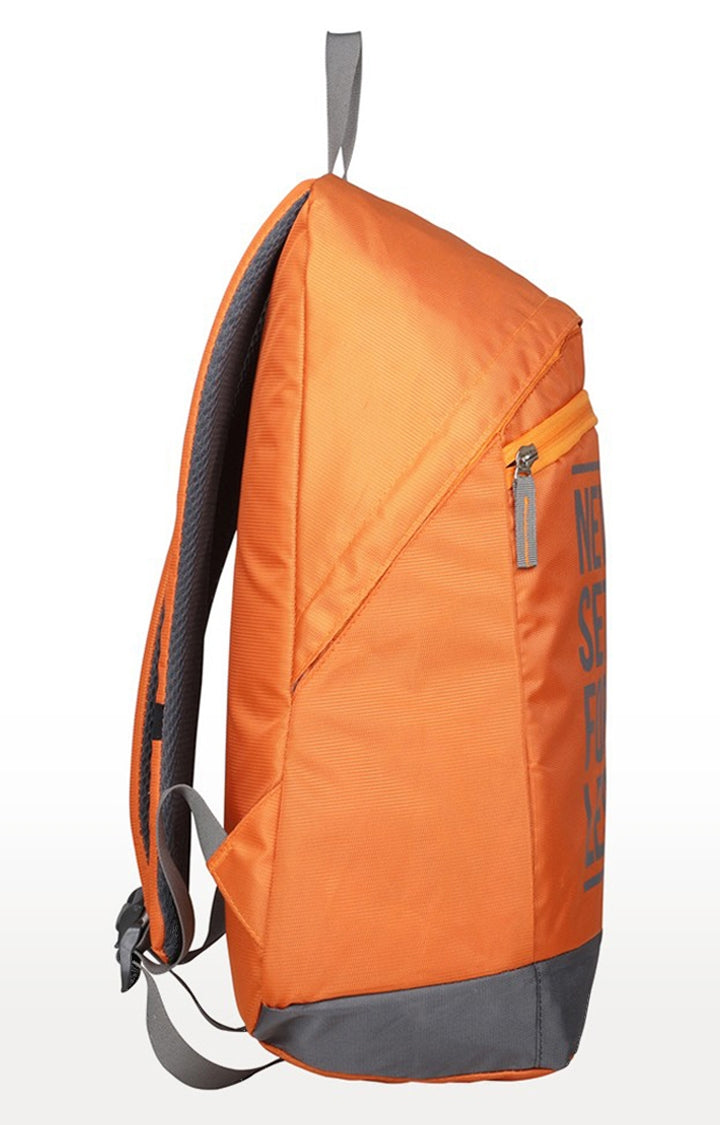Spykar Orange Printed Backpack
