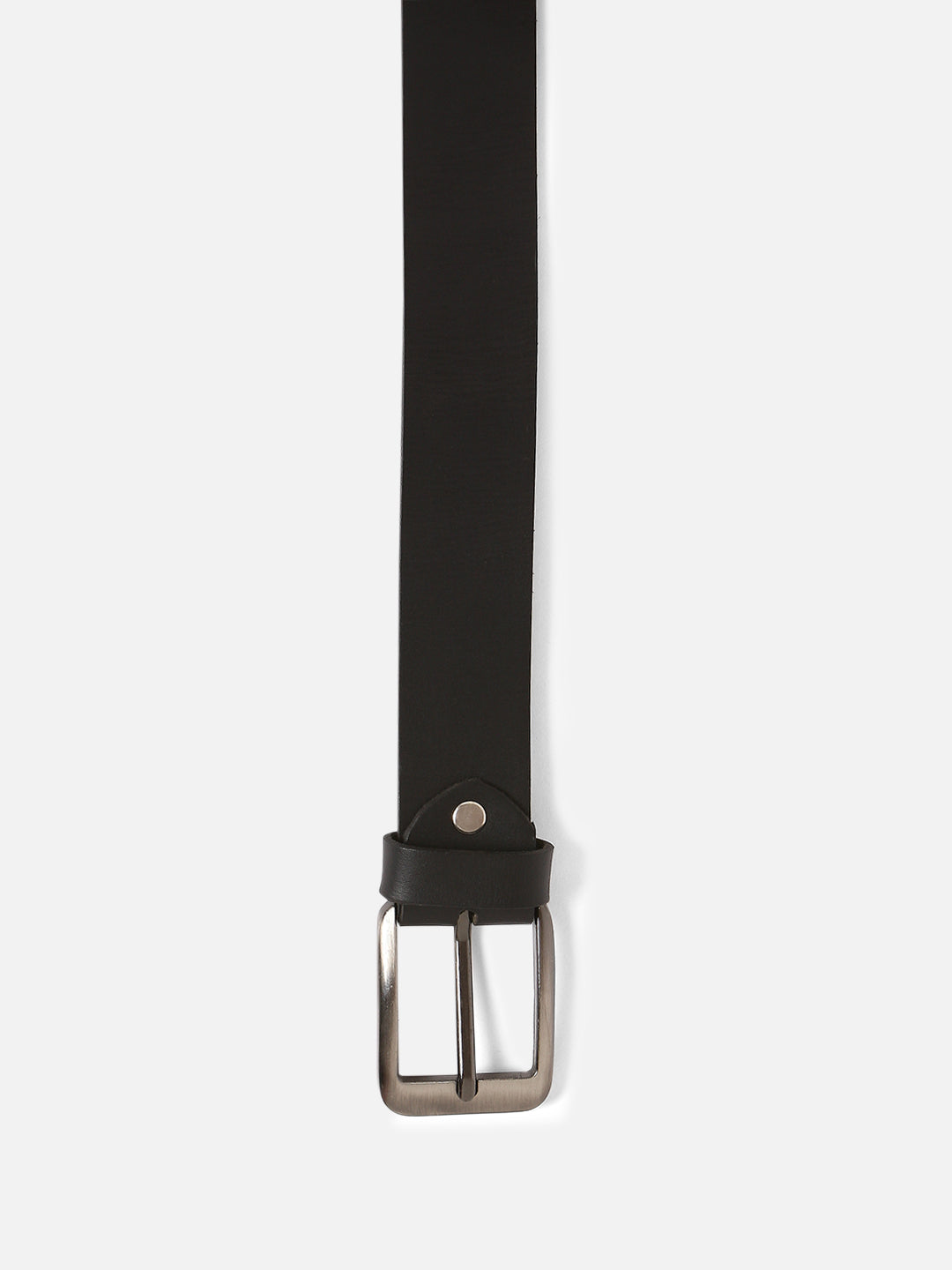 Spykar Men Black Leather Belt