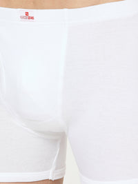 Underjeans By Spykar Men Premium Cotton Blend White Trunk - (Pack Of 2)