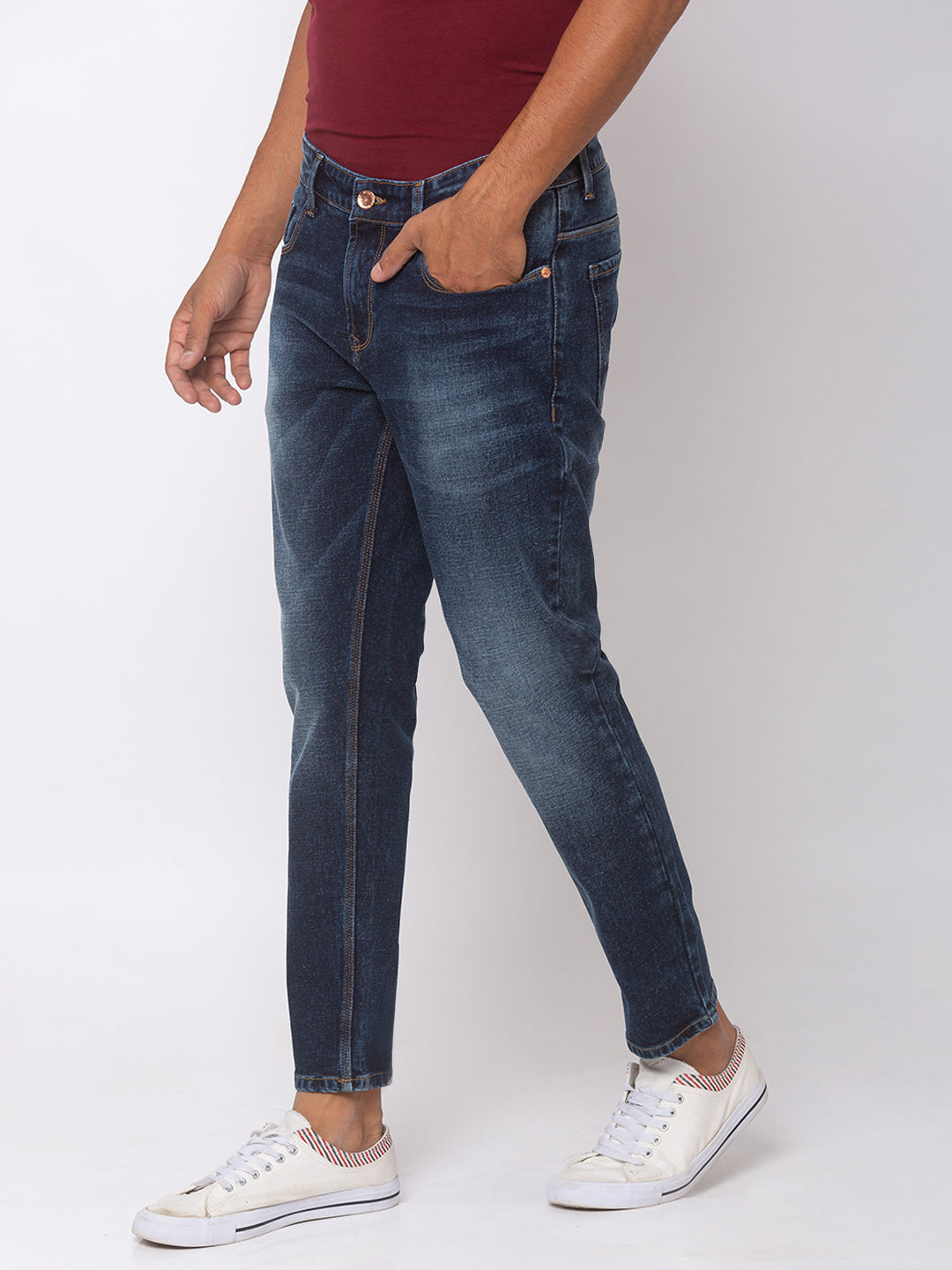 Spykar Blue Cotton Men Jeans (Kano)